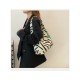 Canvas Printed Hasp One Shoulder Bags