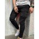 Black Pockets Skinny Jeans For Men