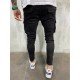 Black Pockets Skinny Jeans For Men