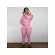 Pockets Solid Women Matching 2 Piece Jogger Sets