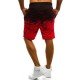 Contrast Color Sports Jogger Drawstring Men Shorts