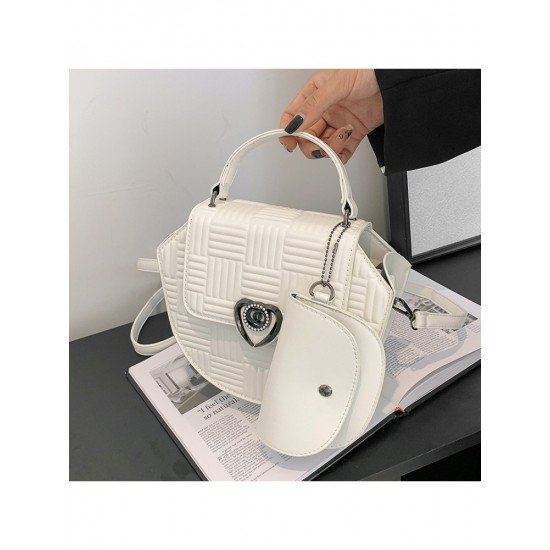 Fashionable Solid White Shoulder Bags For Women