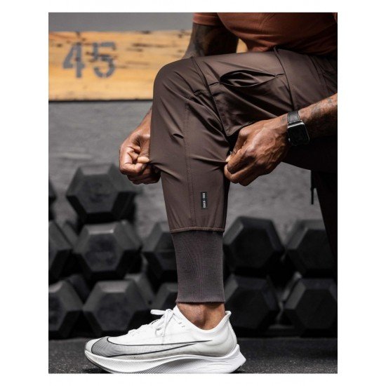  Pure Color Casual Men's Long Pants