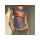  2022 Summer Figure Pattern Women's Crop T-Shirt