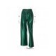 Casual Solid Drawstring Long Pants For Women