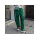 Casual Solid Drawstring Long Pants For Women