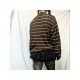 Striped Pattern Loose Women Sweaters