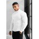  Men's Skinny Round Neck Long Sleeve Top