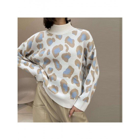  2022 Autumn Half Turtleneck Women's Sweater