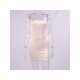  Fishbone Zipper Backless Pure Color Strapless Mini Party Dress Fishbone