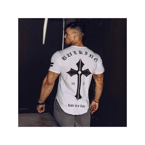 Men Trend Sports Short Sleeve T Shirt