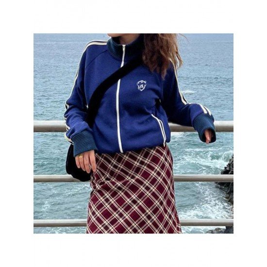 Embroidery Sports Casual Women Coats 