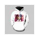  Men's Casual Loose Printed Long Sleeve Hoodie