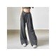  Casual Loose Pure Color Long Pants