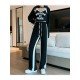  Loose Versatile Contrast Color Women's Long Pants