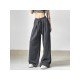  Casual Loose Pure Color Long Pants