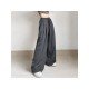  Casual Loose Pure Color Long Pants