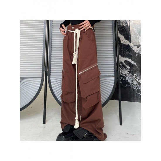 Designer Wide Leg Vintage Cargo Trousers