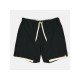 Embroidery Patchwork Drawstring Short Trousers For Men