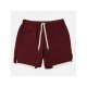 Embroidery Patchwork Drawstring Short Trousers For Men