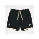 Embroidery Patchwork Drawstring Short Trousers For Men