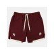 Embroidery Patchwork Drawstring Short Trousers For Men