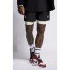 Embroidery Patchwork Drawstring Short Trousers For Men