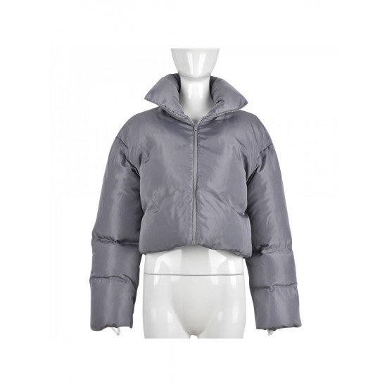  2022 Winter Pure Color Short Cotton Jacket