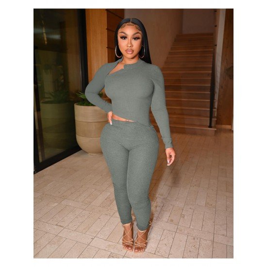  Sexy Tight Pure Color Hollow Out Women's Jumpsuit