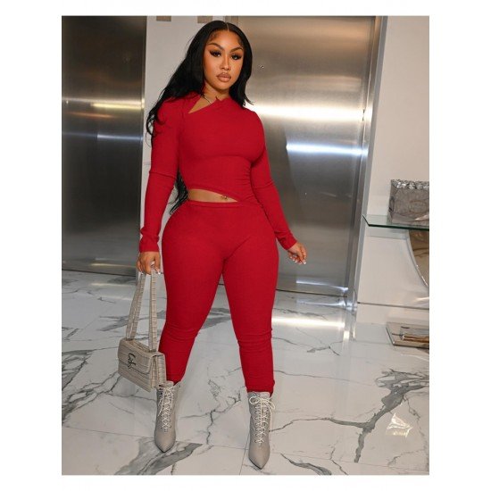  Sexy Tight Pure Color Hollow Out Women's Jumpsuit