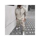  Casual Hooded Long Sleeve Men's Suits