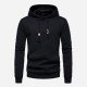  Casual Loose Pure Color Men's Hooded Sweater