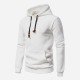  Casual Loose Pure Color Men's Hooded Sweater