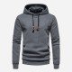  Casual Loose Pure Color Men's Hooded Sweater