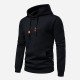  Casual Loose Pure Color Men's Hooded Sweater