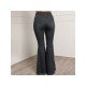 Blue Flare Jean Trousers For Women