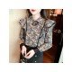  2022 Autumn French Chiffon Shirt For Women