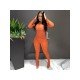 Casual Solid Matching 2 Piece Trousers Sets For Women