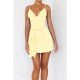 Summer Sexy Ladies Backless Spaghetti Straps Short Dress