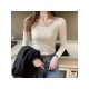  2022 Temperament Pure Color Long Sleeve Top