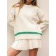  Casual Round Neck Women's Long Sleeve Sweater