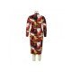 Colorful Printed Long Sleeve Plus Size Dresses