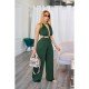 Summer Sleeveless Cut Out Tie Wrap Jumpsuits