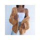  Loose Pure Color Women's Knitted Sweater