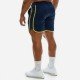  Contrast Color Beach Casual Shorts For Men