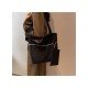 Travel Versatile Black Zipper Tote Bags