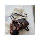  PU Crocodile Print Pure Color Women's Shoulder Bag