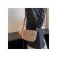  PU Crocodile Print Pure Color Women's Shoulder Bag