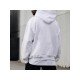 Casual White Letter Printed Hoodies Top Men