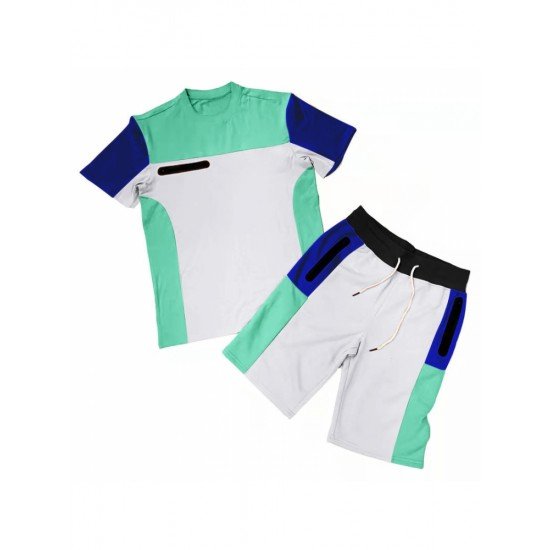 Fashion Casual Sport Short Sleeve Suits For Men